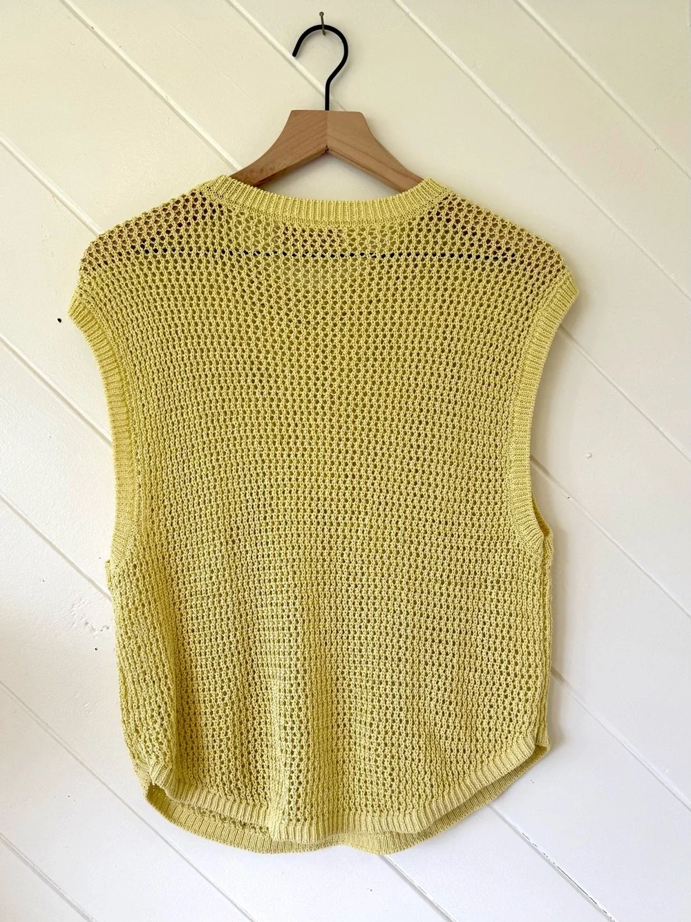 Free People Connor Muscle Tee open weave top